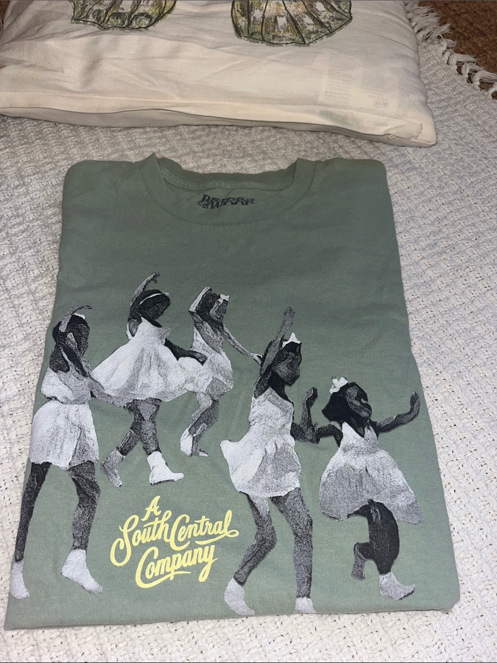 Bricks & Wood Sage Green little Dancers south central co. Graphic Tee